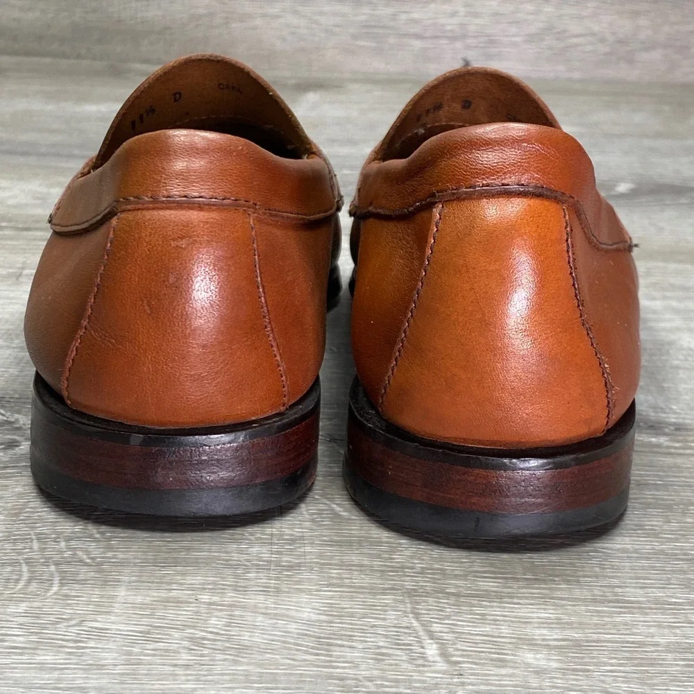 GH Bass Weejuns Penny Loafers Mens 11.5 D Brown Leather Belk 125 Anniversary